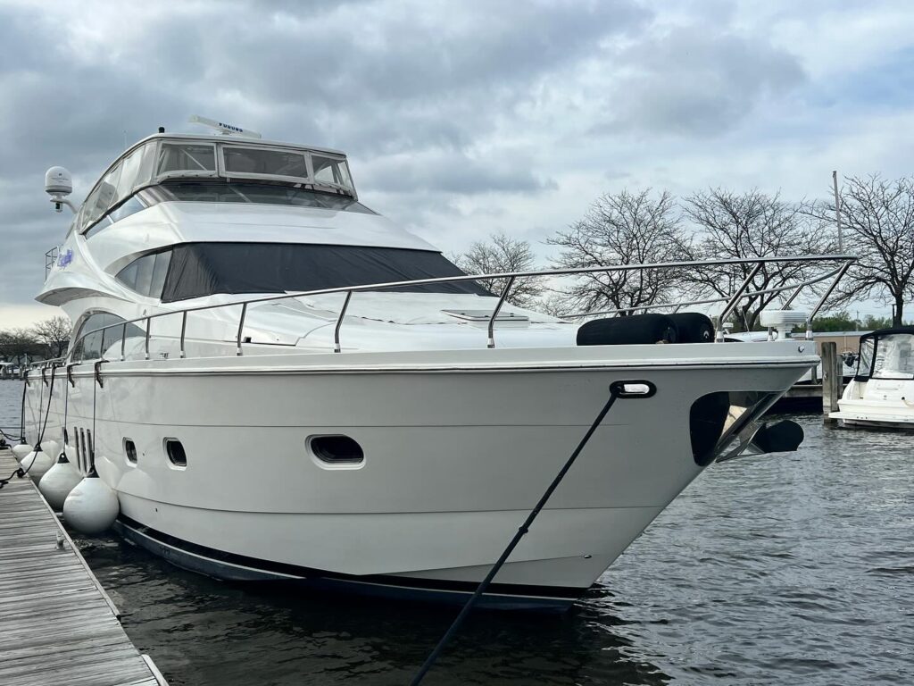 Marine Survey for a 2007 70’ Marquis Yachts 65 Motor Yacht – grand haven local boat surveyor