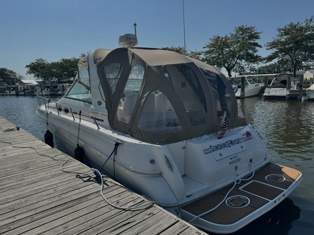 Marine survey and trial run in Grand Haven on a 2001 Sea Ray 310 Sundancer completed by Bluefin Boat Consultant in Grand Haven